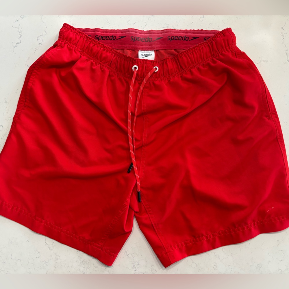 Speedo Red Swim Shorts